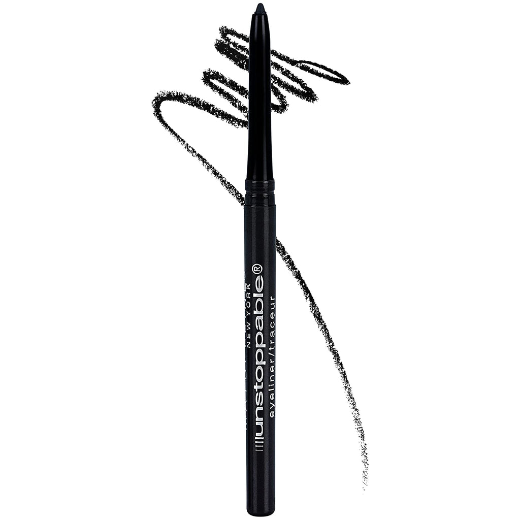 Unstoppable Waterproof Mechanical Black Eyeliner Pencil, Easy to Apply, Smooth Glide, up to 24 Hour Wear, Onyx