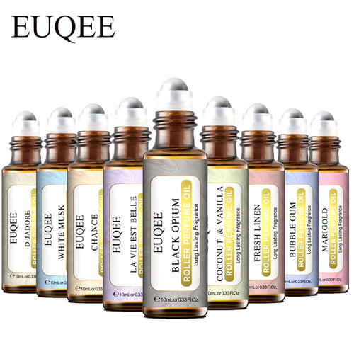 10Ml Roller Smear Fragrance Oil for Women Fresh Line Coconut Vanilla Angel for Aromatherapy,Diy Soap,Candle Making