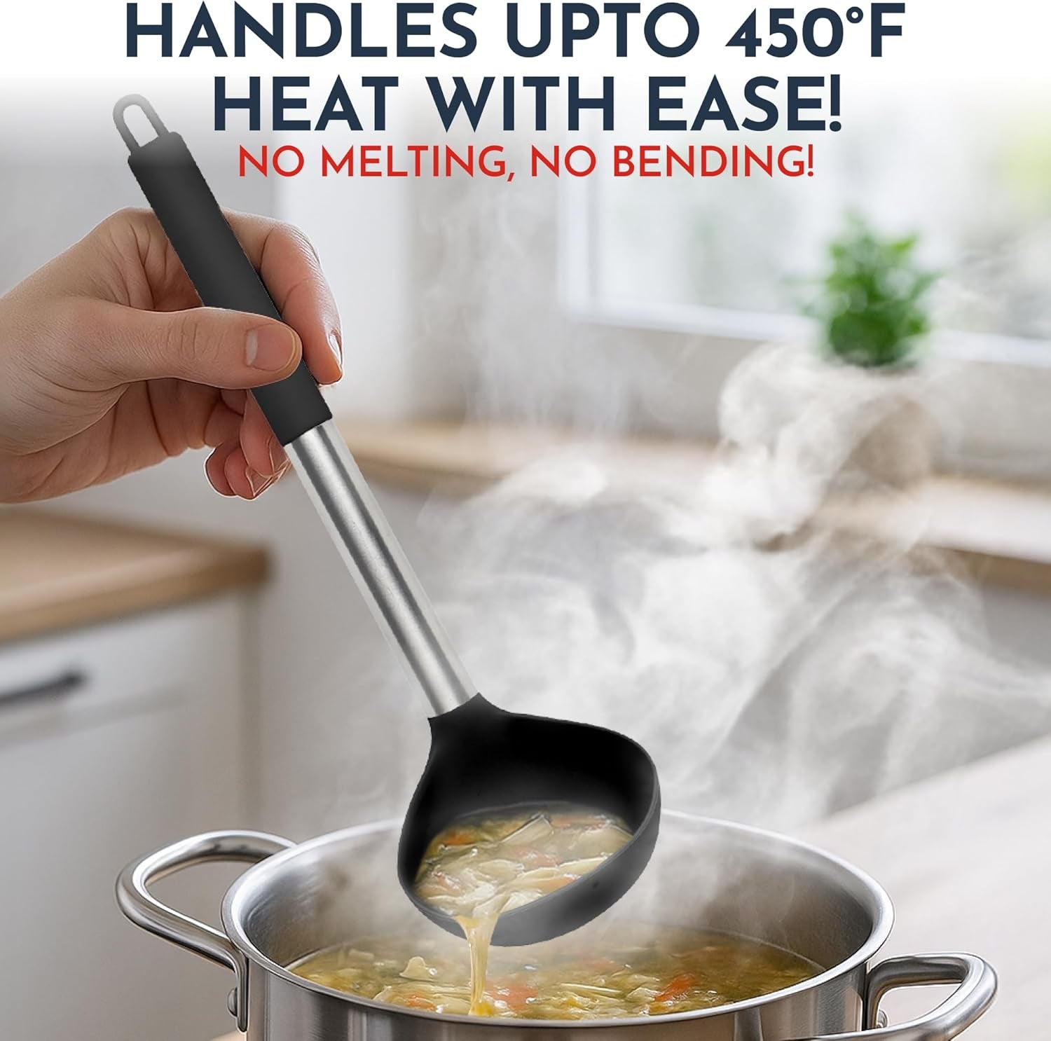 450°F Heat Resistant Silicone Kitchen Utensils Set - 34 Pieces Black Cooking Utensils-Set for Nonstick Cookware - Silicone Spatulas Set, Stainless Steel Handle & Other Kitchen Accessories