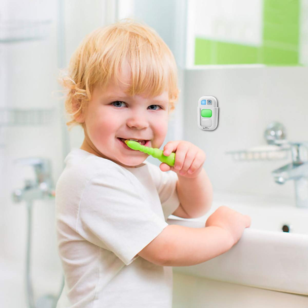 Timer for Kids Battery Powered Tooth Brush Timer, Bathroom Hand Washing Timers with LED Color Light Great Gift for Children and Teens Training Coach (2 Pack)